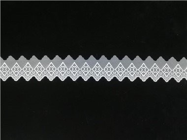 刺繍メッシュレーストリム